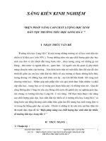 skkn biện pháp nâng cao chất lượng học sinh dân tộc thiểu số trường tiểu học long hà  c