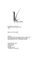 giải pháp nâng cao hiệu quả cho vay tiêu dùng tại ngân hàng nông nghiệp và phát triển nông thôn việt nam – chi nhánh láng hạ