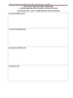 đồ án quy hoạch nông thôn mới xã hòa hiệp, huyện tân biên, tỉnh tây ninh giai đoạn 2011 - 2015 và định hướng đến năm 2020