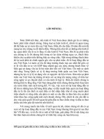 hoạt động đầu tư của việt nam trong khoảng thời gian từ sau đại hội vii đến nay