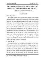 skkn giúp học sinh rèn luyện kĩ năng, vận dụng và đào sâu kiến thức qua khai thác phát triển bài toán từ bài toán cơ bản để nâng cao năng lực tư duy của học sinh