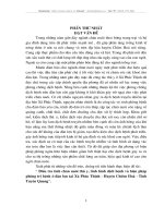 Điều tra tình chăn nuôi thú y, tình hình dịch bệnh và biện phápphòng trị bệnh ở đàn lợn tại Xã Phúc Thịnh - Huyện Chiêm Hoá - TỉnhTuyên Quang