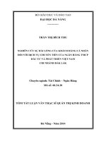 nghiên cứu sự hài lòng của khách hàng cá nhân đối với dịch vụ chuyển tiền của ngân hàng tmcp đầu tư và phát triển việt nam chi nhánh đắk lắ