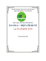 thảo luận xyanua – một cõi đi về - luận văn, đồ án, đề tài tốt nghiệp