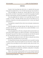 thiết kế phân xưởng sản xuất NH3 năng suất 400 000 tấn trên năm