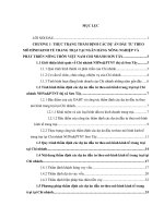 hoàn thiện công tác thẩm định đối với các dự án đầu tư theo mô hình kinh tế trang trại tại nhno& ptnt việt nam chi nhánh sơn tây