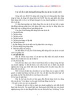 các yếu tố có ảnh hưởng đến dòng tiền của dự án và cách xử lý