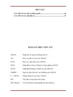 thu hút vốn đầu tư trực tiếp từ các nước asean vào việt nam