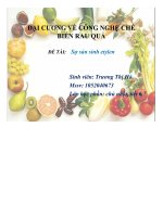 bài thuyết trình sự sản sinh etylen - luận văn, đồ án, đề tài tốt nghiệp