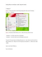Hướng dẫn tạo nút shutdown restart trên windows 7 và 8 (8.1)
