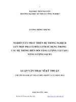 nghiên cứu phát triển hệ thống nghịch lưu một pha có hòa lưới sử dụng trong các hệ thống biến đổi năng lượng tái tạo (năng lượng sạch)