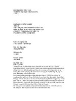 thực trang và giải pháp nâng cao hiệu quả sử dụng vôn lưu động tại công ty hóa vật liệu và ứng dụng công nghệ mới