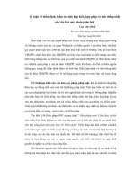 Lý luận về thẩm định, thẩm tra tính hợp hiến, hợp pháp và tính thống nhất của văn bản quy phạm pháp luật