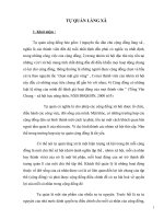 tự quản làng xã - môn xã hội học nông thôn