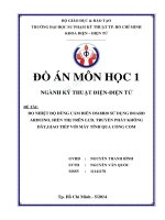 Đồ án môn học Đo nhiệt độ dùng cảm biến