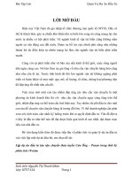 lập dự án đầu tư tàu vận chuyển than tuyến cửa ông – pusan trong thời kỳ phân tích 10 năm