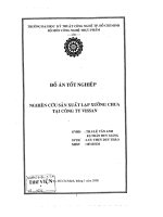 đồ án nghiên cứu sản xuất lạp xưởng chua tại công ty vissan - luận văn, đồ án, đề tài tốt nghiệp