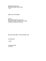 hoàn thiện công tác kế toán nguyên vật liệu tại công ty cổ phần cáp quang việt nam vina-ofc