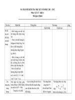 bộ 5 đề kiểm tra vật lý 6 học kỳ 1