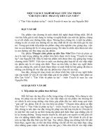 skkn một vài suy nghĩ để dạy tốt tác phẩm chuyện chức phán sự đền tản viên