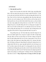tăng cường thu hút và sử dụng vốn oda của ngân hàng thế giới (wb) trong lĩnh vực giao thông vận tải ở việt nam đến năm 2020.
