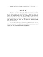 tìm hiểu vấn đề gìn giữ và phát huy các giá trị văn hoá truyền thống ở thừa thiên huế