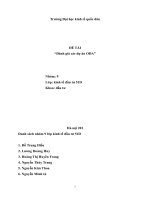 đánh giá các dự án oda