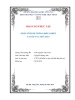 đồ án phân tích hệ thống điều khiển