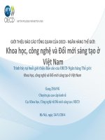 GIỚI THIỆU báo cáo TỔNG QUAN của OECD   NGÂN HÀNG THẾ GIỚI
