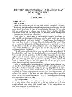 skkn phát huy chức năng quản lý của công đoàn để xây dựng đơn vị