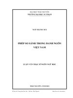 phép so sánh trong danh ngôn việt nam