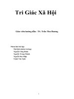 tri giác xã hội - môn xã hội học