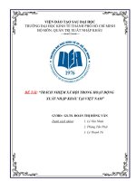 trách nhiệm xã hội trong hoạt động xuất nhập khẩu tại việt nam