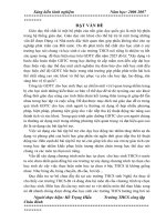 skkn xây dựng một số bài tập bổ trợ kỹ thuật phát cầu - tâng cầu cho học sinh bậc thcs