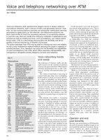 Tài liệu tham khảo voice and telephony networking over ATM