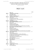 Đồ án chi tiết máy tính toán hệ dẫn động tời kéo