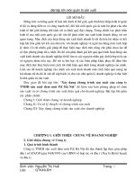 xây dựng chương trình sản xuất của công ty tnhh sản xuất đệm mút p.e hà nội