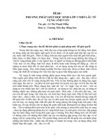 skkn phương pháp giúp học sinh lớp 3 nhớ lâu từ vựng anh văn