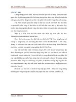 Thiết kế tháp hấp phụ v06 AB dựa trên chế độ công nghệ nhà máy xử lý khí dinh cố (chế độ GPP) côn