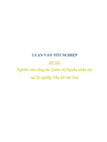 Nghiên cứu công tác quản trị nhân lực tại xí nghiệp xếp dỡ sài gòn