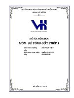 Đồ án môn học bê tông cốt thép 1