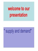 unit 5: demand and supply