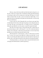 Đề tài đánh giá công tác tổ chức tiệc buffet tại nhà hàng gala buffet