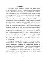 Tiểu luận Tình hình tội trộm cắp tài sản tại tòa án nhân dân huyện Nông Cống