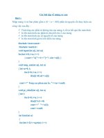 bài tập phần măng xâu