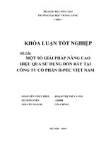 một số giải pháp nâng cao hiệu quả sử dụng đòn bẩy tại công ty cổ phần h-pec việt nam