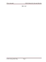 THIẾT kế THÁP TRÍCH LY làm SẠCH dầu