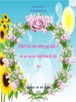 thuyết trinh sinh hoc - sự phát triển của sinh giới qua các đại địa chất