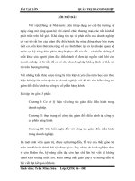 thực trạng về công tác giám đốc điều hành tại công ty cổ phần hàng kênh