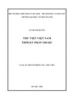 Marketing nghệ thuật của các nhà hát trên địa bàn hà nội
